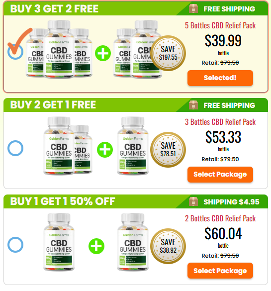 Golden Fountain Farms CBD Gummies