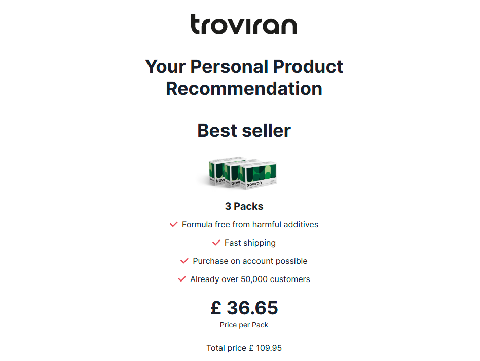 Troviran Diet Capsules UK